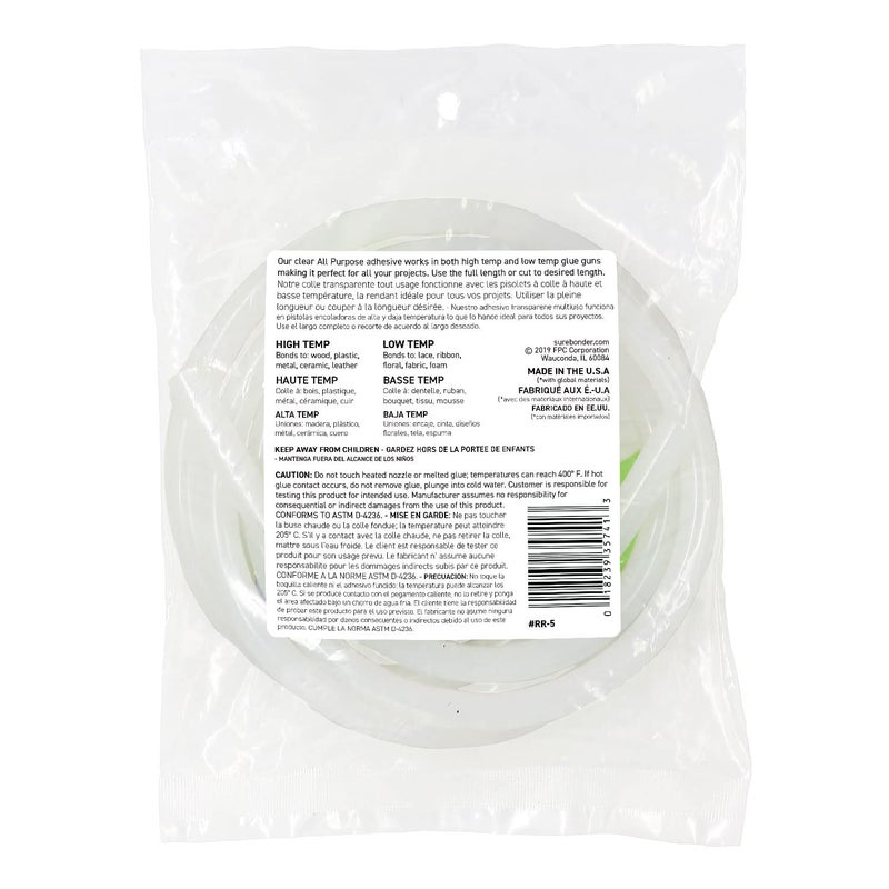 Surebonder Full-Size Hot Glue Stick Roll, Clear, 5 Ft Length, 0.43 Inch Diameter - Uninterrupted Gluing, All Purpose for Crafting and DIY, Clear - Image 2